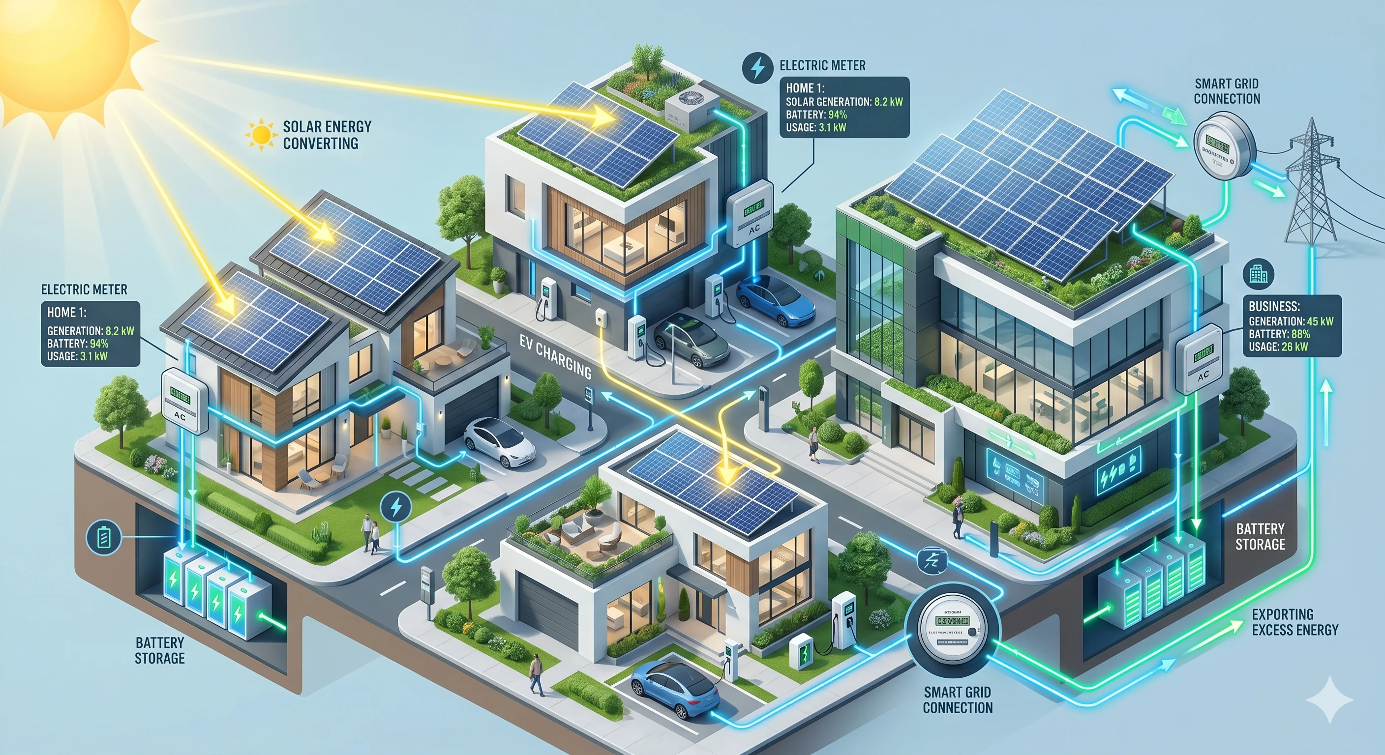 solar energy for homes and businesses