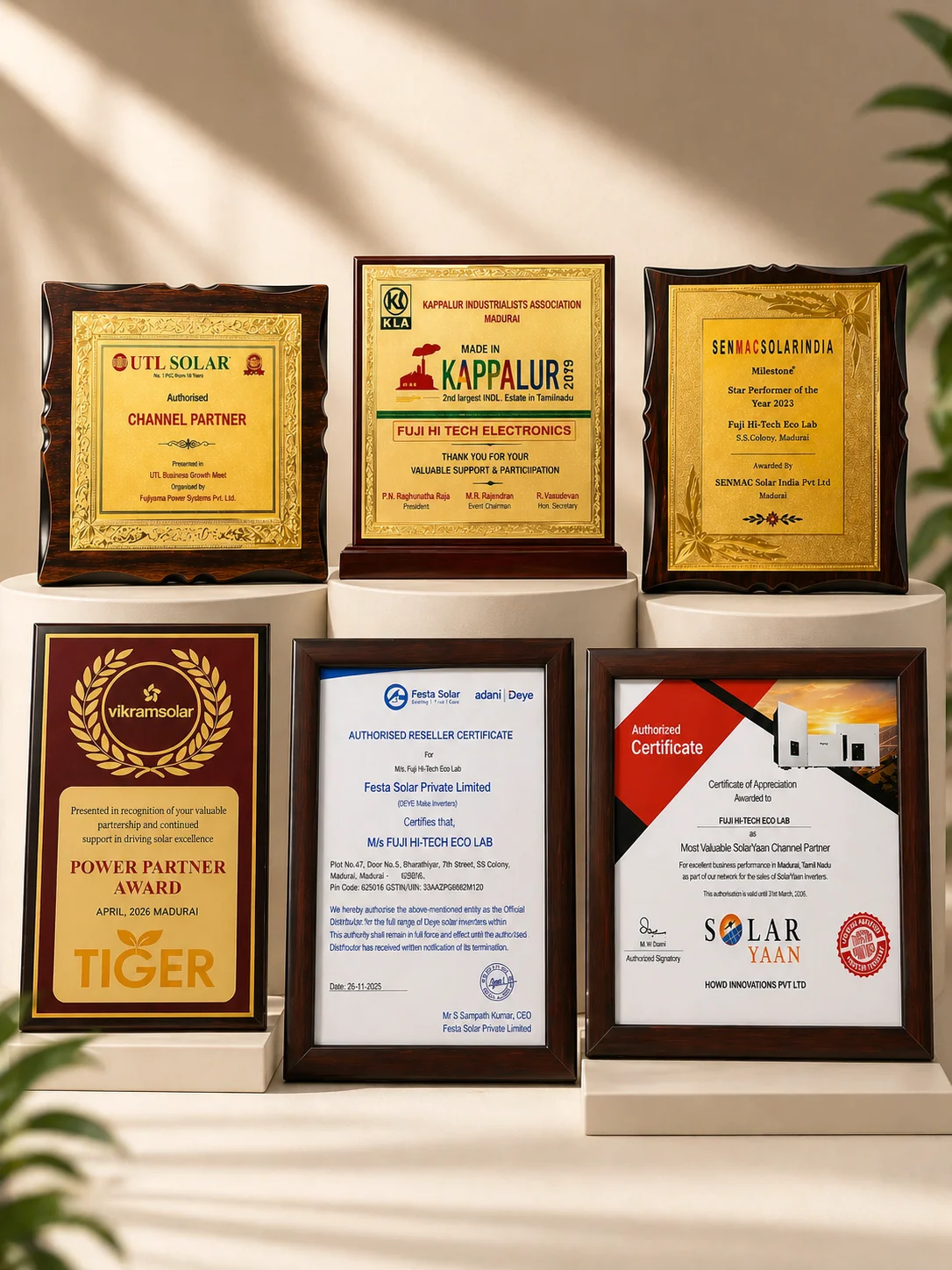 Fuji Solar Industry Awards